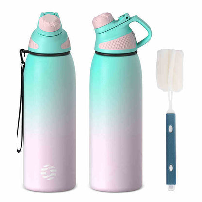 Portable 304 Stainless Steel Sports Bottle