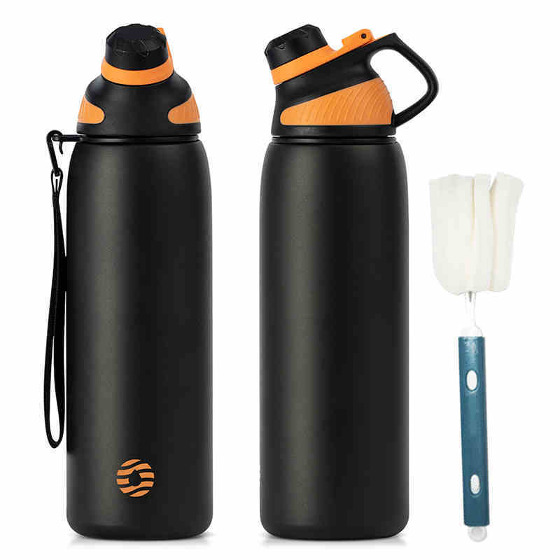 Portable 304 Stainless Steel Sports Bottle